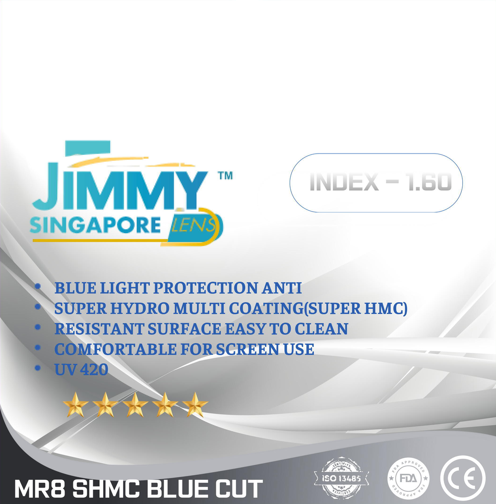 Mặt trước bao bì gốc 1.60 MR8 SHMC Blue Cut